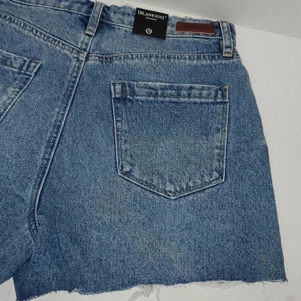 Blank NYC High Rise Ribcage Short NWT Size 28 - Picture 6 of 11